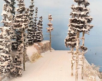 模型 冬雪景色ジオラマスケール 1/18～1/87 - Etsy 日本