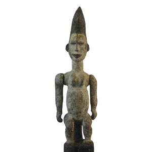 Igbo Ibo Statuette – Stammesskulptur aus Holz und Pigmenten | Afrikanische Kunst Nigeria