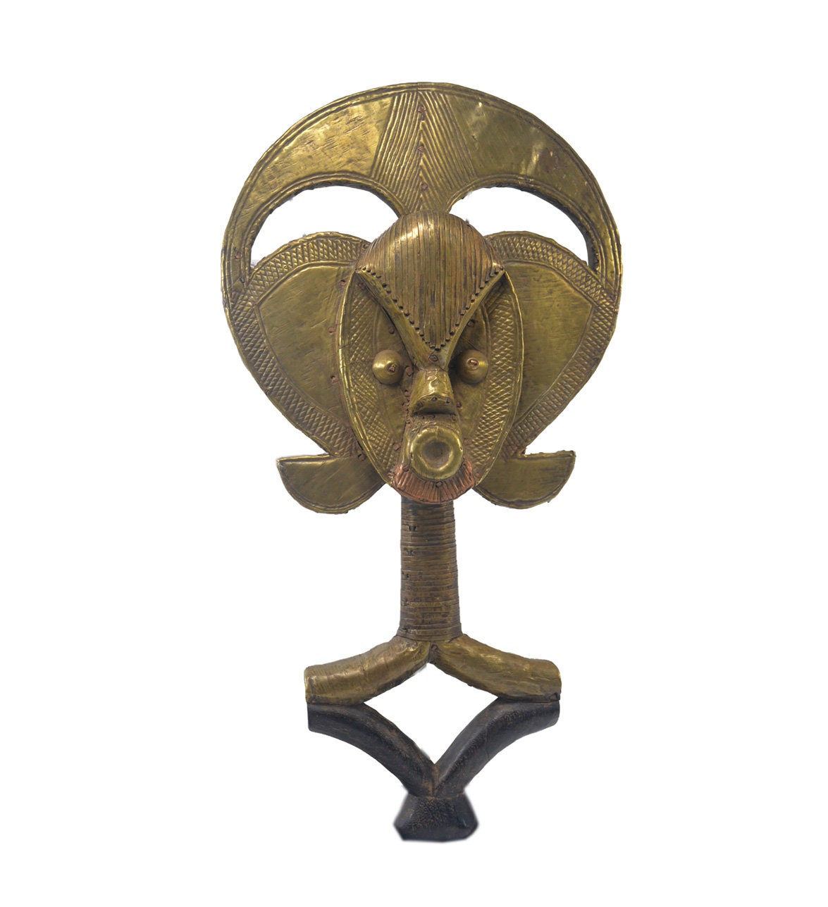 Reliquaire Bakota Du Gabon African Art -Kota - Afrikanische Kunst Arte Collection ou Déco- Décoratio