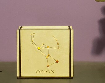 Constellation Light Box - Astrological Light Box For Flameless Candles