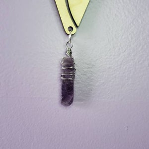 Amethyst and Maple Spiral Goddess Mobile Garland Window Hanging Sun Catcher image 3