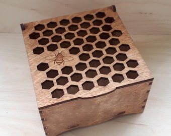 Bee and Honeycomb Box