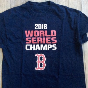 CLOSE OUT Lightly Used MLB Boston Red Sox World Series Champions Short Sleeve T-Shirt Size Extra Large