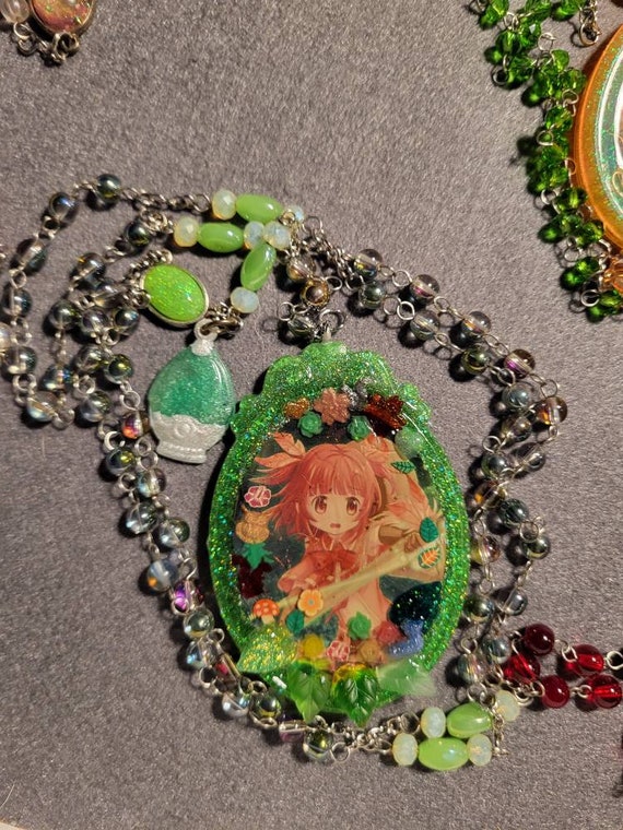 【初期】Magical Design Rosario Necklace 4mm Yellow Gold Rosary - Rosario Shiny Chain Necklace 925