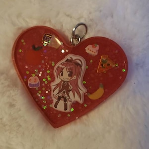 Madoka Magica Magia Record Kyoko Sakura Resin Charm