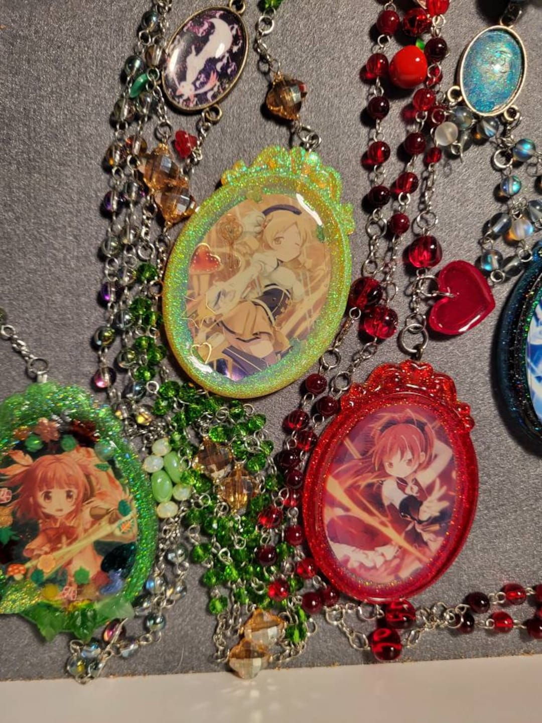 【初期】Magical Design Rosario Necklace Puella Magi Madoka Magica Magia Record Magical Girl Rosary