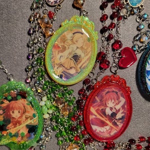 Puella Magi Madoka Magica Magia Record Magical Girl Rosary Necklace