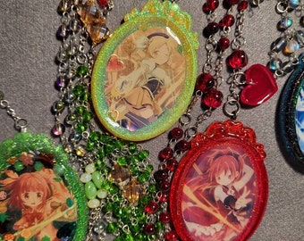 Puella Magi Madoka Magica Magia Record Magical Girl Rosary Necklace