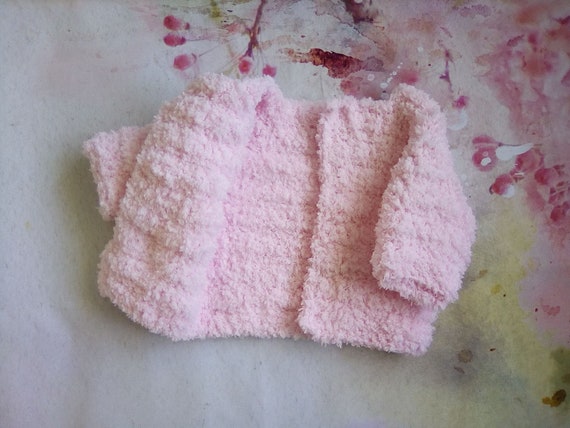baby girl fluffy cardigan