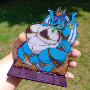 Treasure Sapphy 6" Double Sided Acrylic Standee image 2