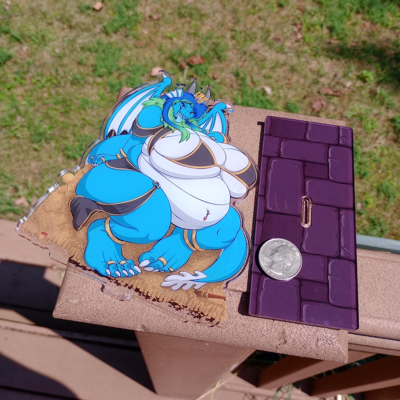 Treasure Sapphy 6" Double Sided Acrylic Standee image 3