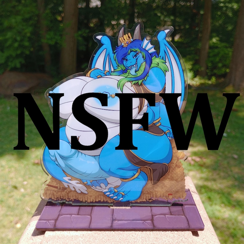 Treasure Sapphy 6" Double Sided Acrylic Standee NSFW