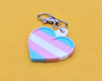 Trans Pride Keychain