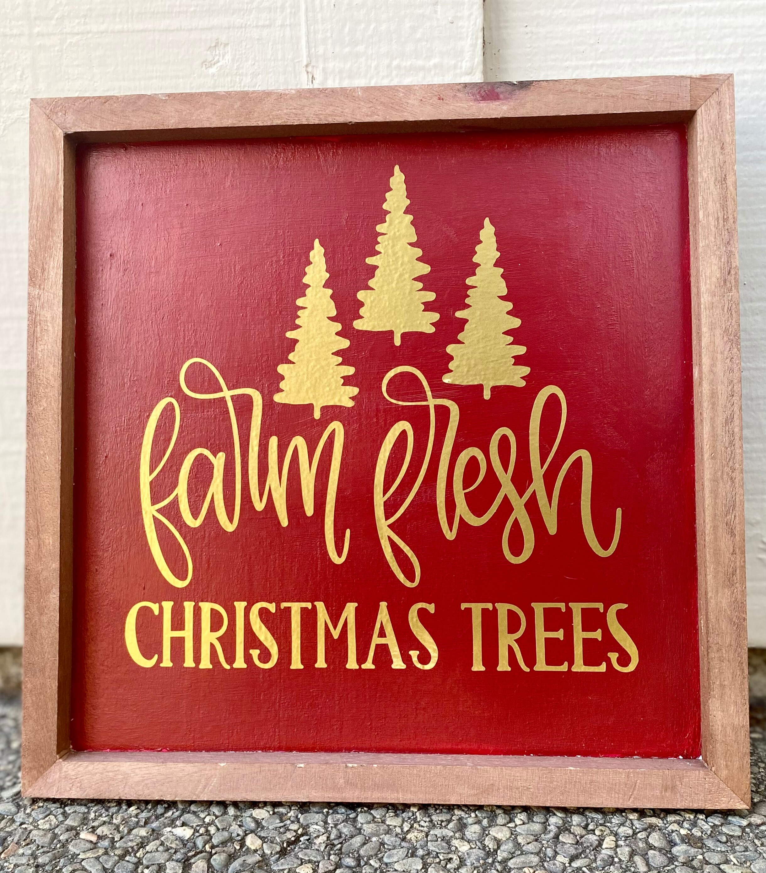 Christmas Tree Farm Sign Etsy