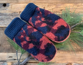 Wool sweater Mittens