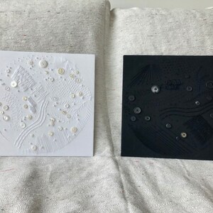 Set of Two Modern Embellished Wall Art