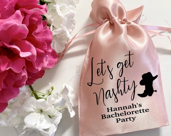 Nash Bash Bachelorette Party Favor Bags, Nashlorette Hangover Kit, Nashville Bachelorette, Recovery Kit, Let's Get Nashty, Wedding Favor Bag