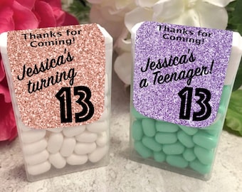 13th Birthday Tic Tac Favor Label, 13th Birthday Party Favor, Birthday  Party Favors, 13th Birthday, Thirteenth Birthday, Official Teenager