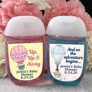 air balloon theme baby shower