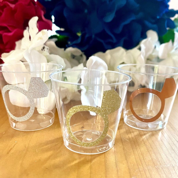 Plastic Rings Bridal Shower Etsy