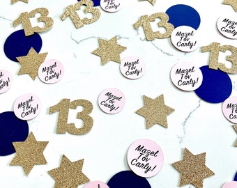 Bat Mitzvah Confetti, Bar Mitzvah Confetti, Bar Mitzvah Party Decor, Bat Mitzvah Table Decor, Bat Mitzvah Table Scatter, Customized