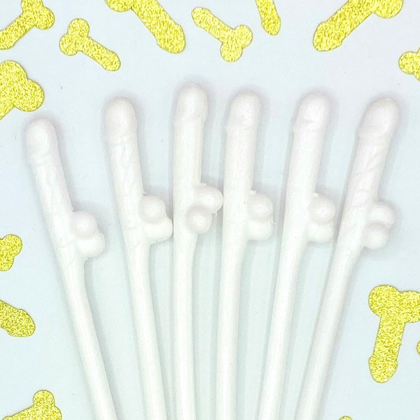 White Penis Straws Bachelorette Party Favors, Dick Straws, Bachelorette Party Decorations, Hen Party Supplies, Same Penis Forever, Penis