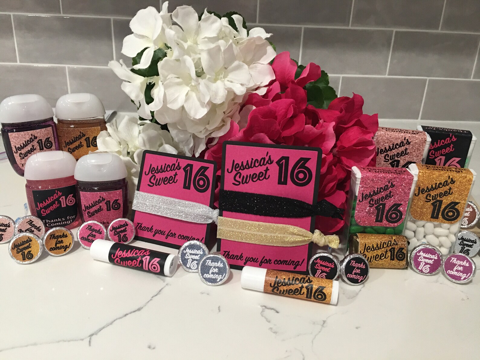 Sweet 16 Favor Bags Sweet Sixteen Party Favor Bag Sweet 16 - Etsy