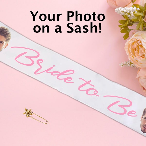 Satin Bachelorette Party Sash, Photo Sash, Face Sash, Bridal Sash, Bride to Be Sash, Future Mrs. Sash, Bridal Party Sash, Gift for Bride