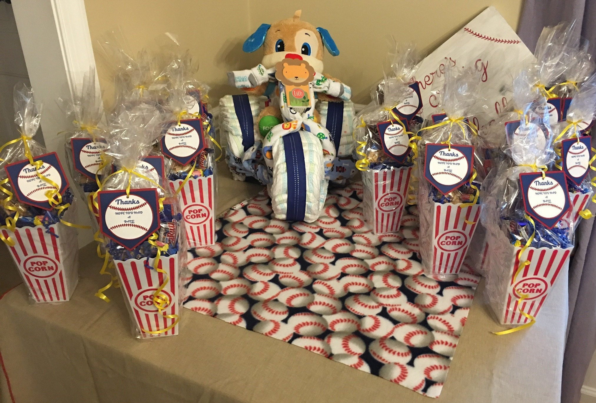 Baseball Party Favor Baseball Party Favor Tag Baseball Baby Etsy