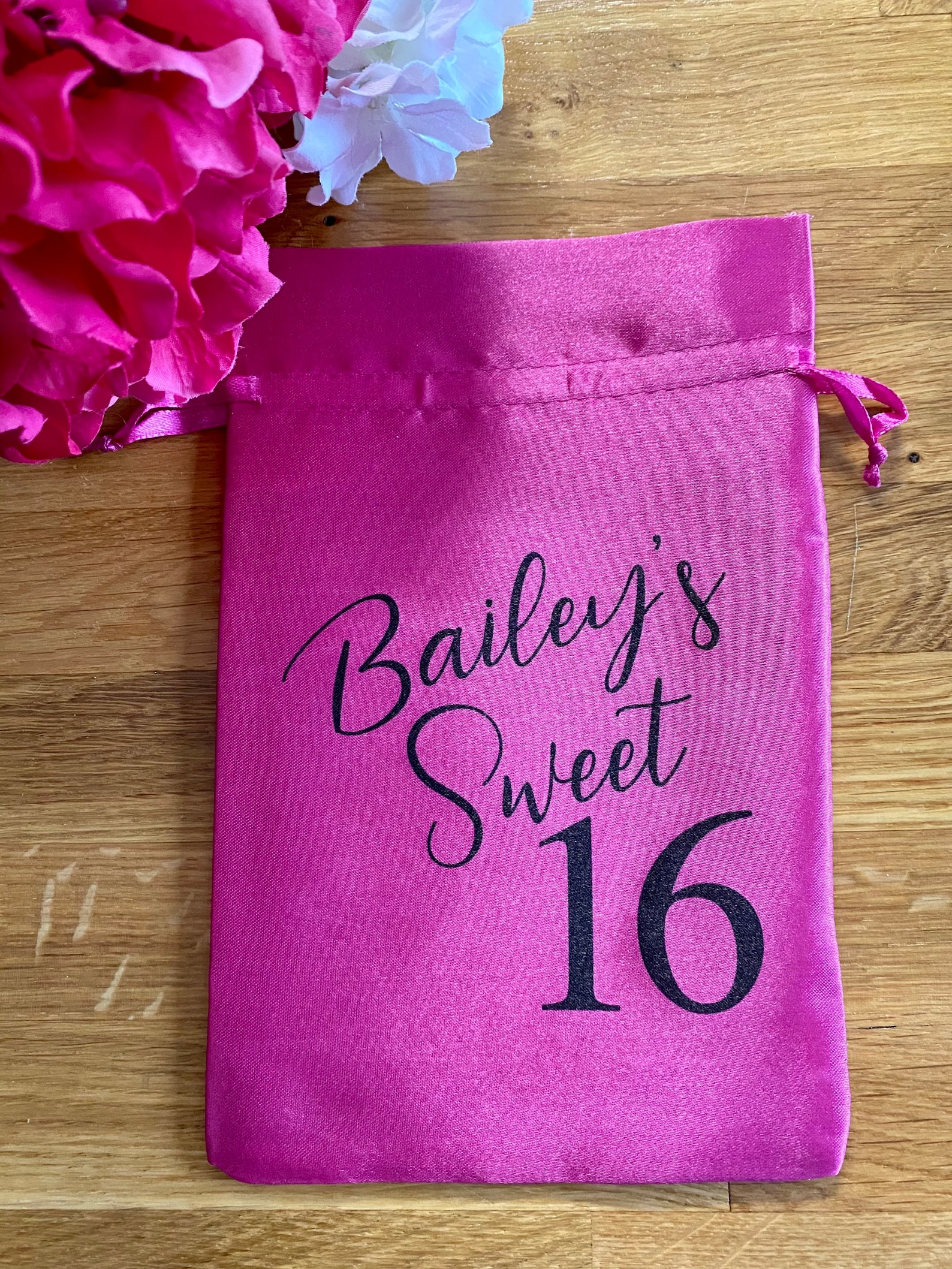 Sweet 16 Favor Bags Sweet Sixteen Party Favor Bag Sweet 16 Etsy