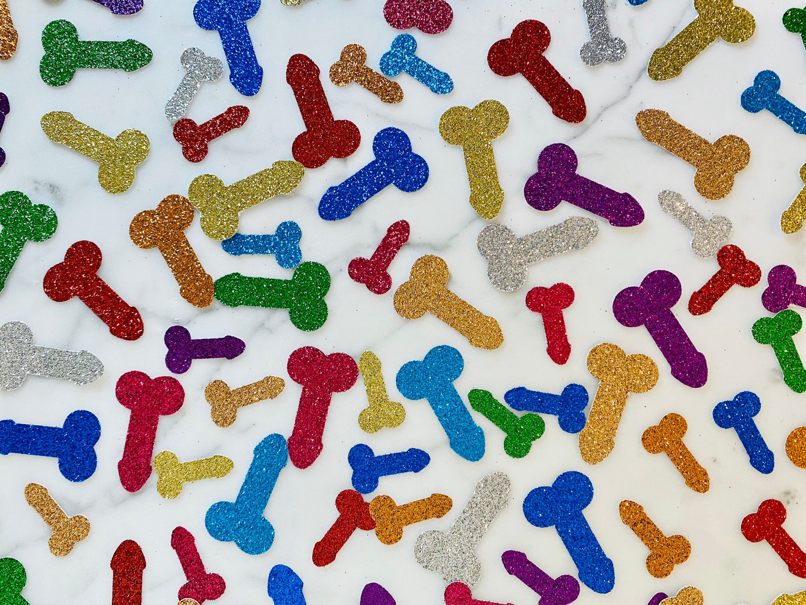 Get Lucky Confetti Cock - 8.5 Inch main image 1