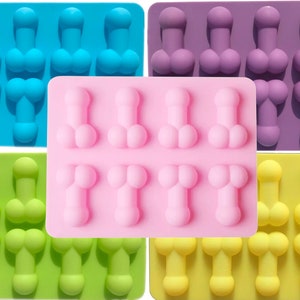 Funny Silicone Ice Cube Tray prank Mold Night Party Ice Maker Penis Ice Tray  US