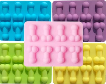 Penis Ice Cube Trays, Penis Chocolate Mold, Dick Ice Mold, Dick Chocolate Mold, Bachelorette Party Favors, Hen Party Favors, Ice Mold