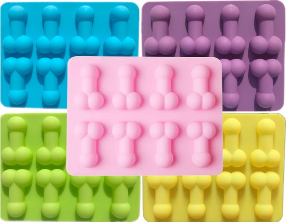 8 Cavities Penis Cake Mold Ice Cube Tray Silicone Mold Soap Candle Moulds  Sugar Craft Tools Chocolate Mould Mini Ice Cream Forms - AliExpress