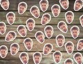 Bachelorette Party Head Cutout Confetti, Bachelorette Face Confetti, Groom Face Confetti, Matching Bridesmaids, Fiancé Funny Gag Gift Favors