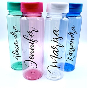 Water Bottle Bachelorette Party Favors, Bachelorette Party Decor, Bridesmaid Tumblers, Bridal Shower Favors, Personalized Name Water Bottle