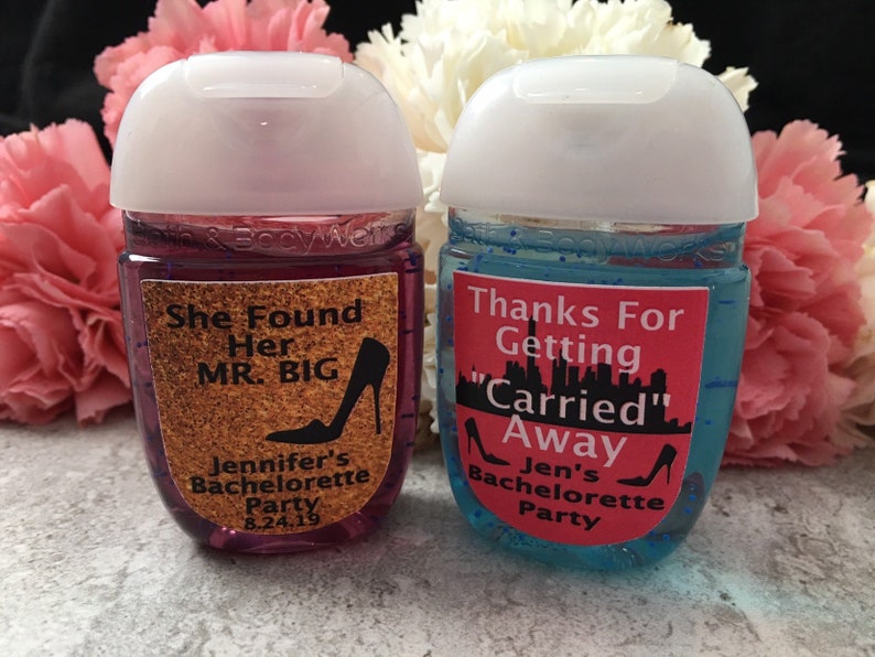 New York City Bachelorette Party Favor Nyc Bachelorette Party Bachelorette Hand Sanitizer Label Bath And Body Works Hen Party Favor