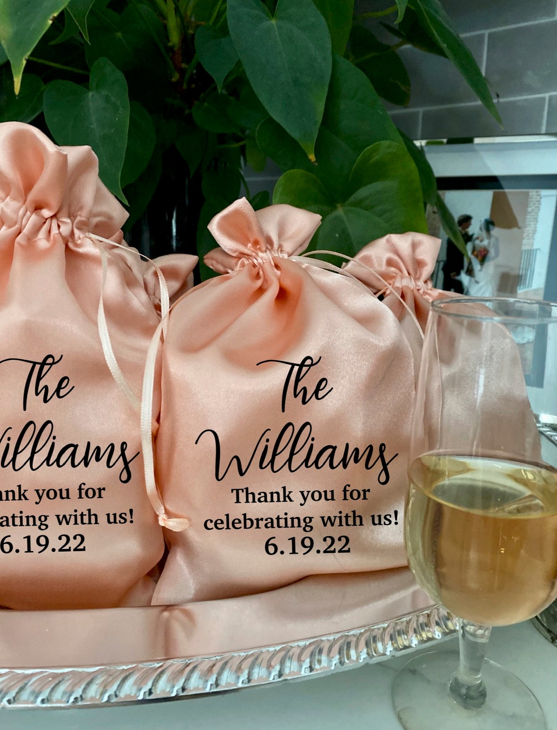 Wedding Favor Bags Wedding Bags Bridal Shower Party Etsy