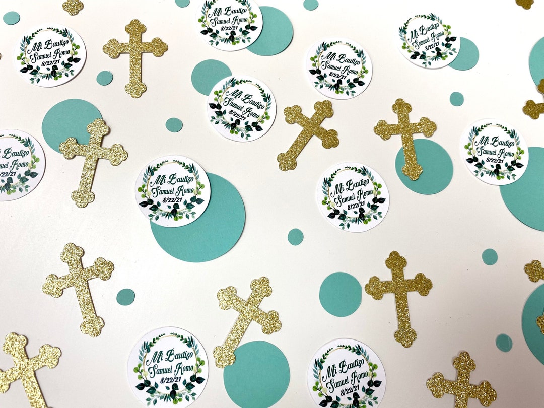 Baptism Confetti, Christening Confetti, Mi Baptismo, Mi Bautizo, First
