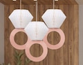 Engagement Ring Decorations, Engagement Party Decor, Bridal Shower Decorations, Bachelorette Party Decorations, Hen Party, Diamond Rings