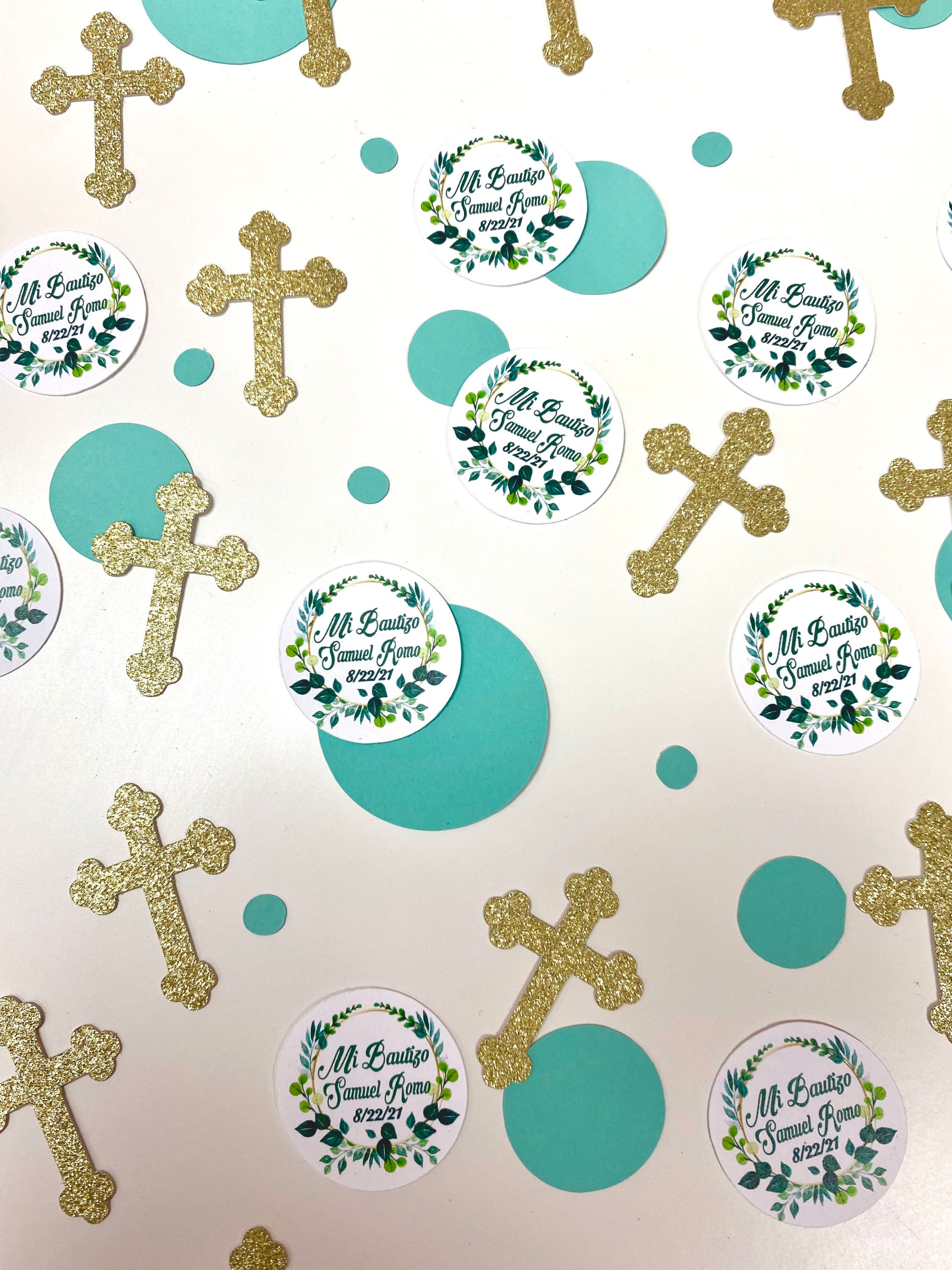 Baptism Confetti Christening Confetti Mi Baptismo Mi Etsy