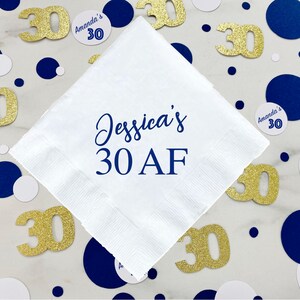 30th Birthday Confetti, Personalized Birthday Confetti, Dirty 30 Party Decor, 30th Birthday Party Decorations, 30th Birthday Decor, 30 AF bild 6