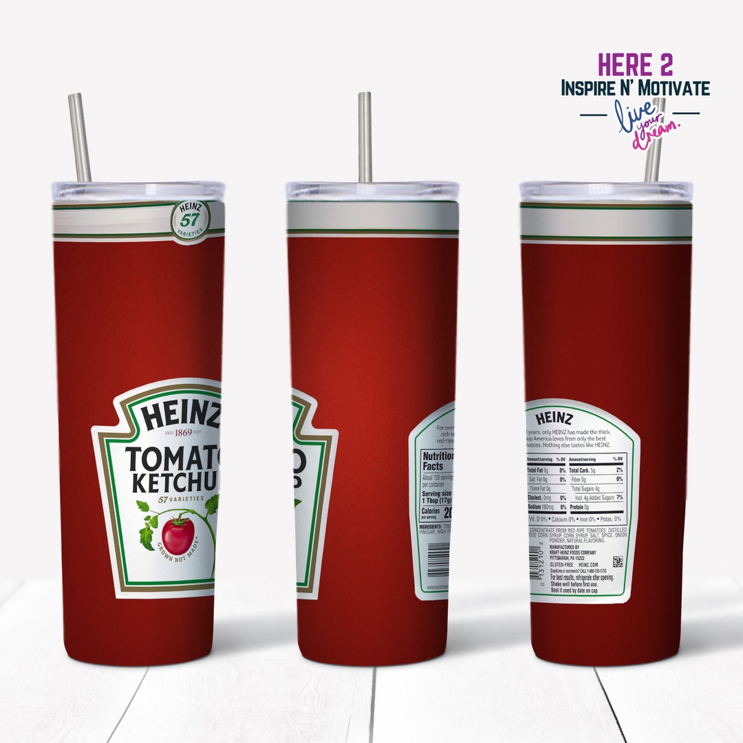 Ketchup & Mustard Tumbler Etsy