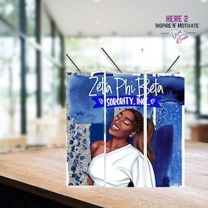 Zeta Sorority, Zeta Love, Skinny Tumbler Sublimation PRINTABLE PNG, 20oz Skinny Tumbler, Digital download
