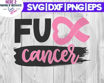 F Cancer - svg dxf png eps Files for Cutting Machines Cameo, Cricut High resolution printing and sublimation
