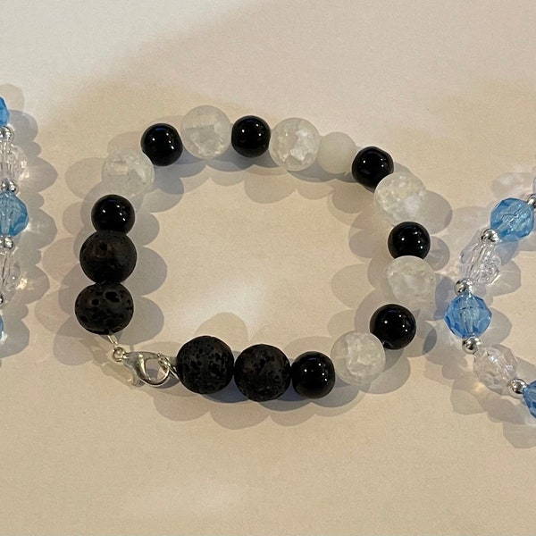 A set of three bracelets