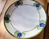 Vintage J C Bavaria Violet Dessert Plate