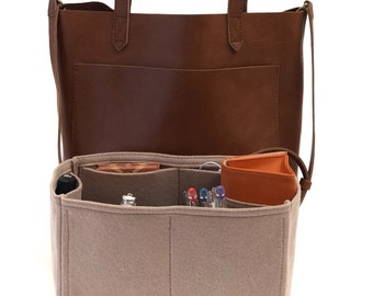 Madewell Transport Large Tote Organizer Insert, Bag Organizer with Double  Bottle Holders