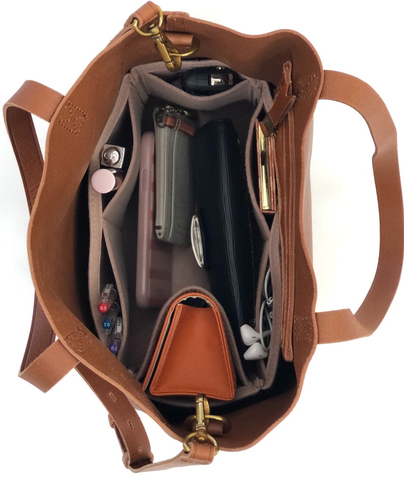 Organizer Madewell Medium Transport tote bag Wool blend felt Etsy