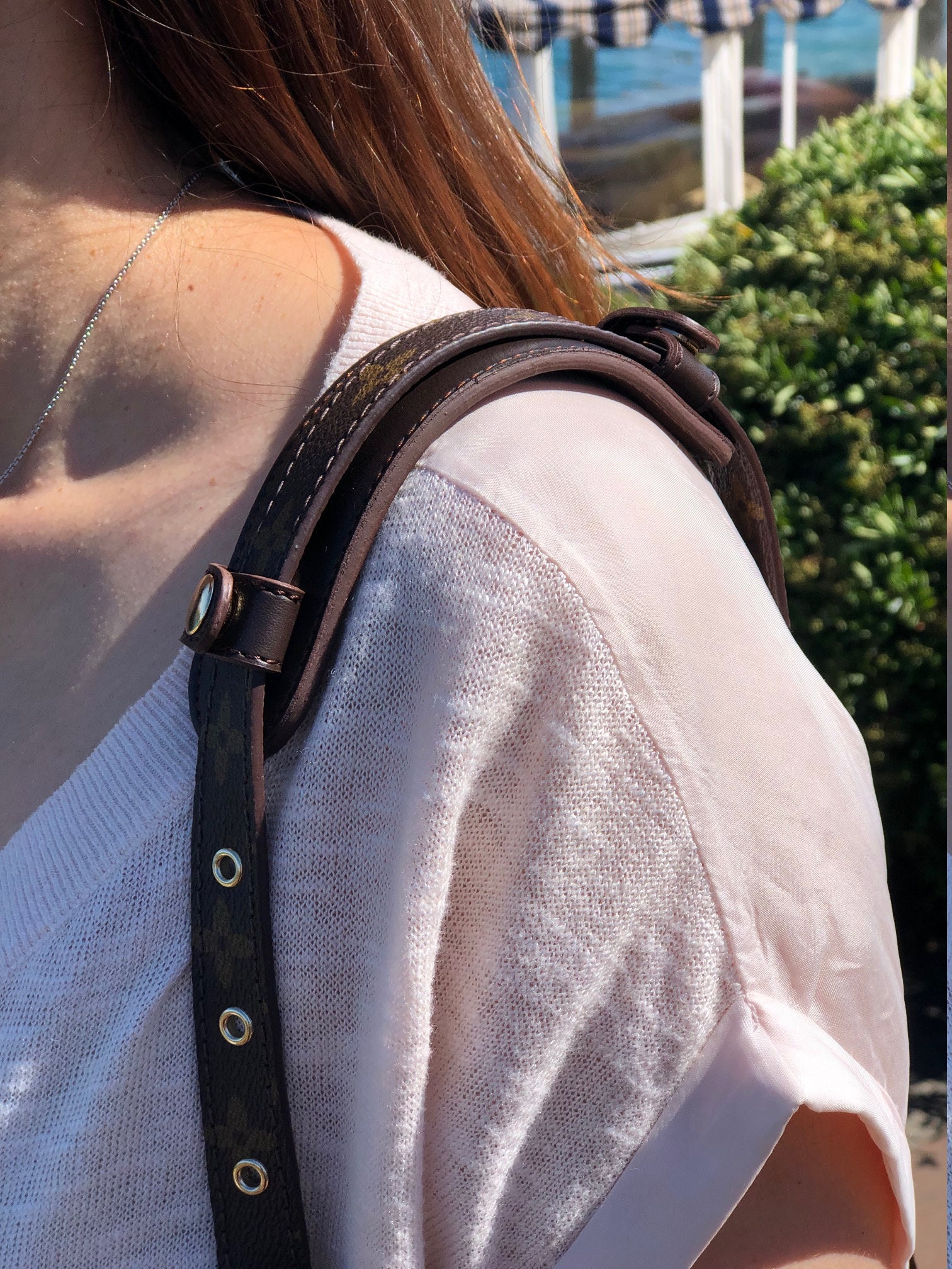  GOXTECH Vachetta Leather Adjustable Crossbody Strap for ，  women's crossbody handbags (Beige) : Clothing, Shoes & Jewelry